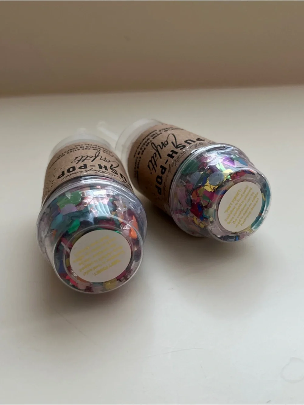 Confetti party favors poppers birthday graduation wedding baby shower celebrate